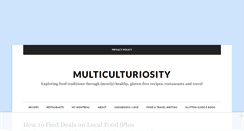 Desktop Screenshot of multiculturiosity.com