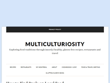 Tablet Screenshot of multiculturiosity.com